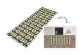Keukenloper 180x60 cm - Keukenmat vinyl Retro - Bloemen - Scandinavisch - Keukenmatten loper - Keuken vloerkleed tapijt