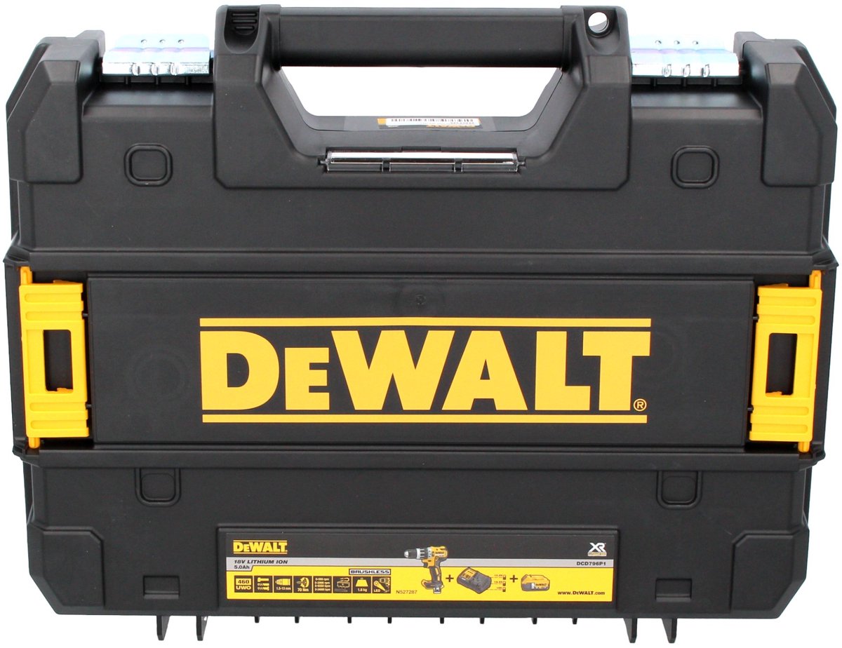 DeWALT DCD796D2 18 Volt Accu klopboormachine met 2x 2.0Ah XR accu's en lader in TSTAK koffer – foto 6