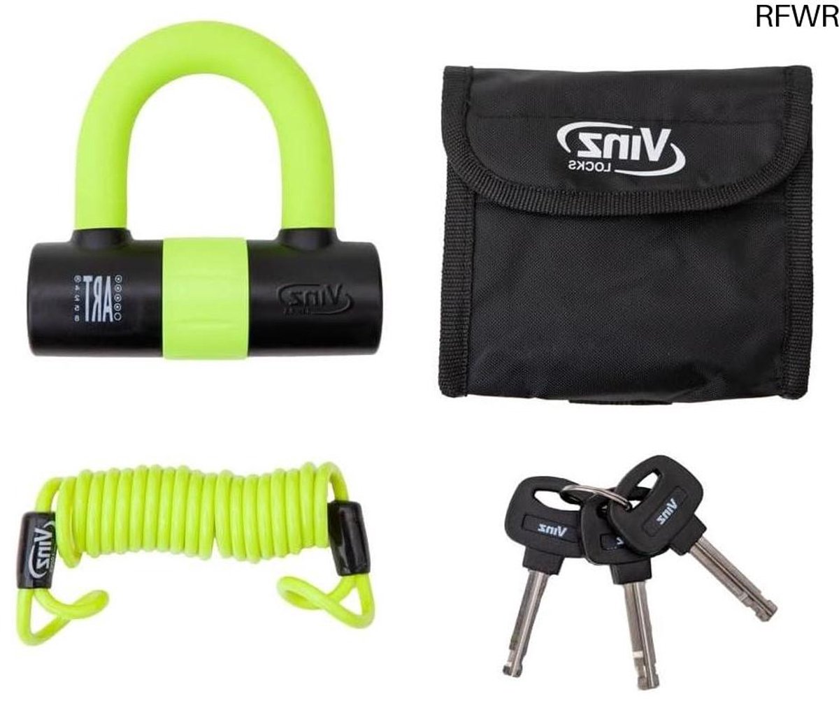 RFWR® Geel Schijfremslot, Motorslot en Scooterslot ART4