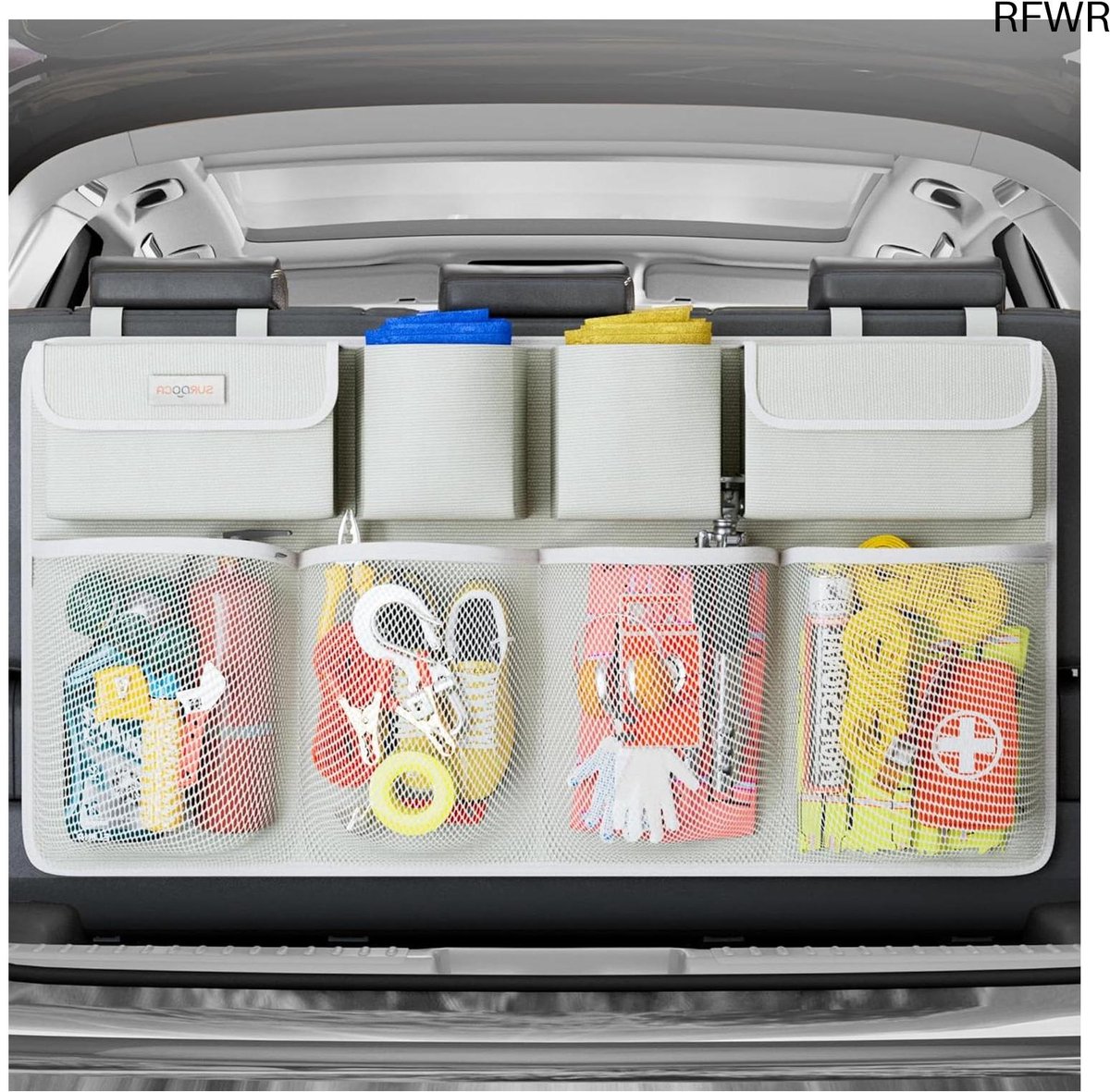 RFWR® Kofferbakorganizer voor Auto - 3e Generatie met Dubbele Capaciteit en Sterke Stevigheid