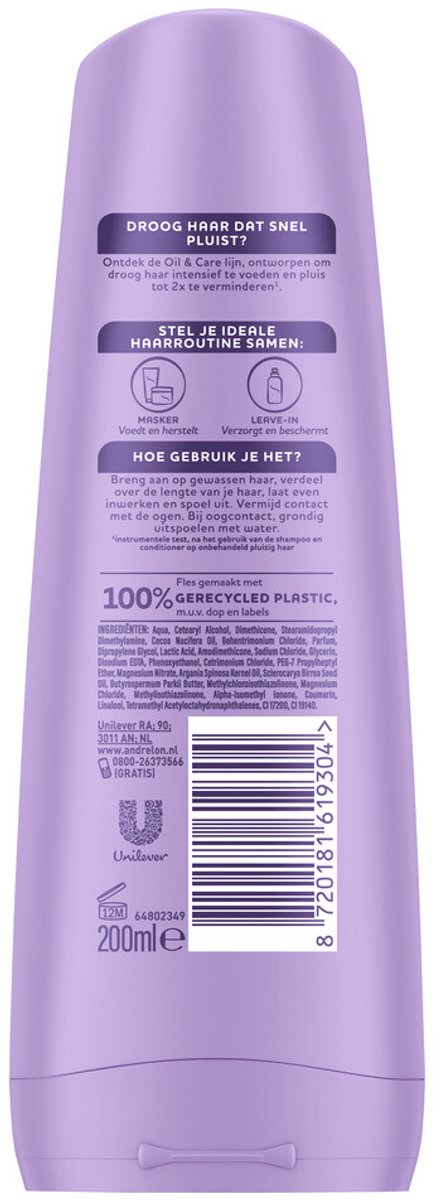 Andrelon Conditioner Olie&Verzorging - 200 ml