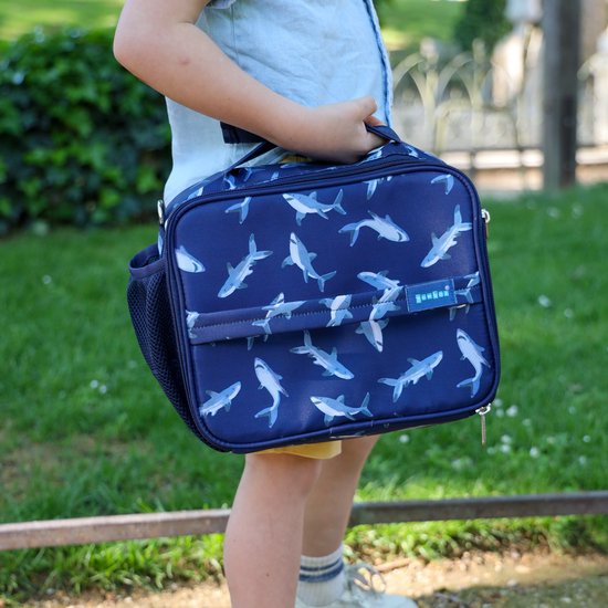 Yumbox Lunch Bag - waterafstotend - handige vakjes - lichtgewicht - Pacific Haai van Yumbox — afbeelding 2