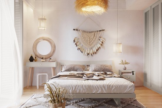 HEYZOEY Zwevend nachtkastje, klein modern zwevend nachtkastje met lade, zwevende planken voor slaapkamer, badkamer, witte diamant