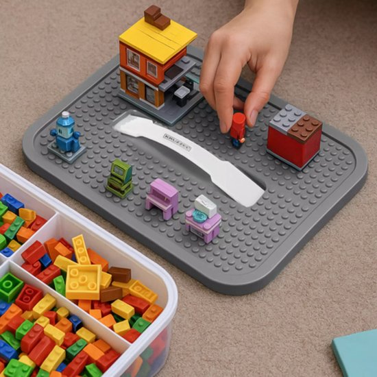 Kruzzel Stapelbox - Block box 2‑lagen – blokken eenvoudig opruimen - 15 liter — afbeelding 3