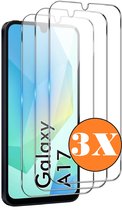 Screenprotector Geschikt voor Samsung Galaxy A17 5G Screenprotector - 3 Stuks Glas Gehard Galaxy A16 / A26 Tempered Glass