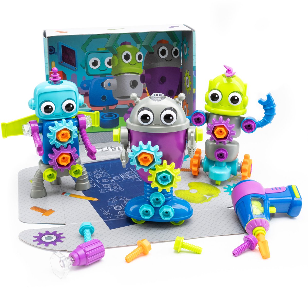 Learning Resources Design & Drill® Robot Workshop - 1+