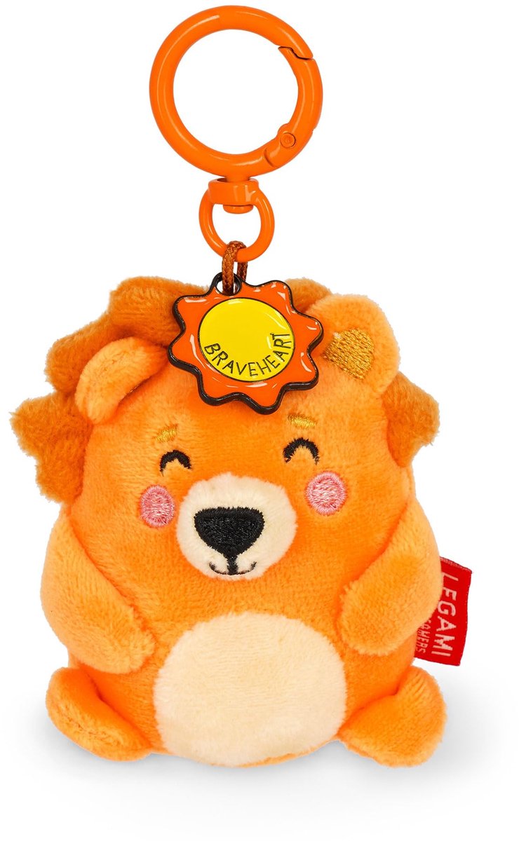 Legami | Lion Pluche Sleutelhanger - Tiny Super Soft!
