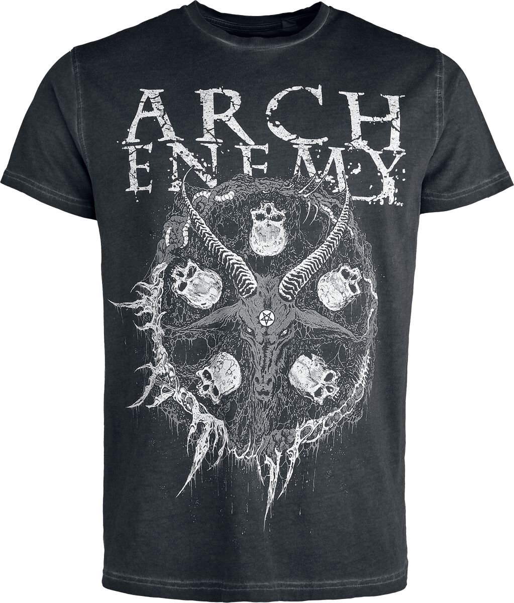 Arch Enemy Symbol Riddick Heren T-shirt - antraciet - S