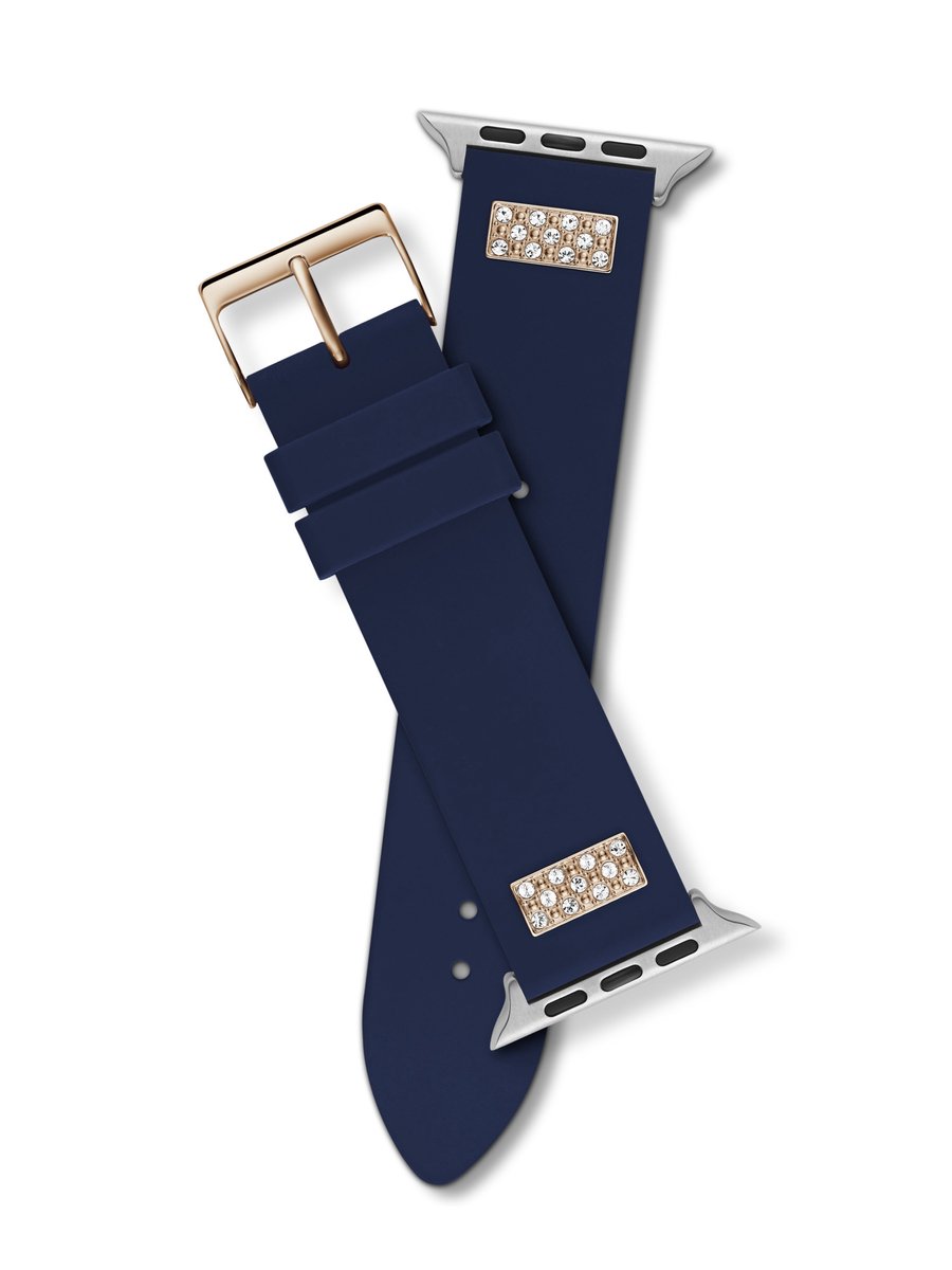 Guess Guess Apple Band Verstelbaar (42Mm-44Mm) Marine Armband: 100% Siliconen Not Applicable CS3004S3