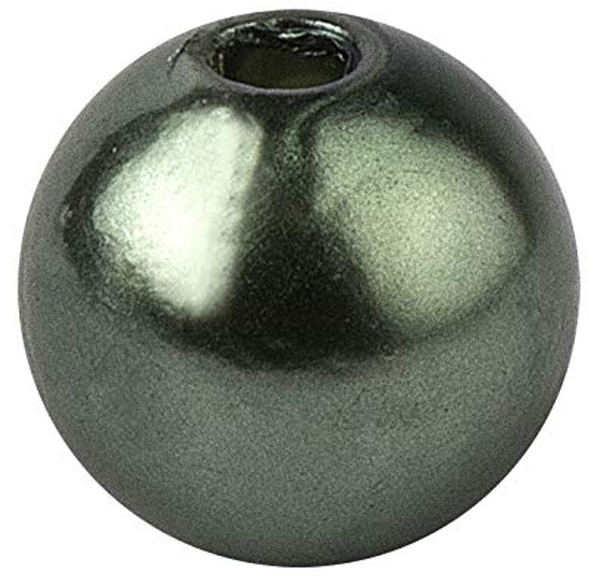 Ideeën met hartvormige kralen om te rijgen, parelmoer kralen met gat (donkergroen, 8 mm - 100 stuks)
