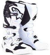 Alpinestars Tech 7 MX Laarzen Wit Zwart - Maat 12 - Laars