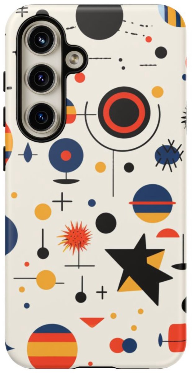 Abstract Hemels Patroon – Telefoonhoesje Geschikt voor Samsung Galaxy S24