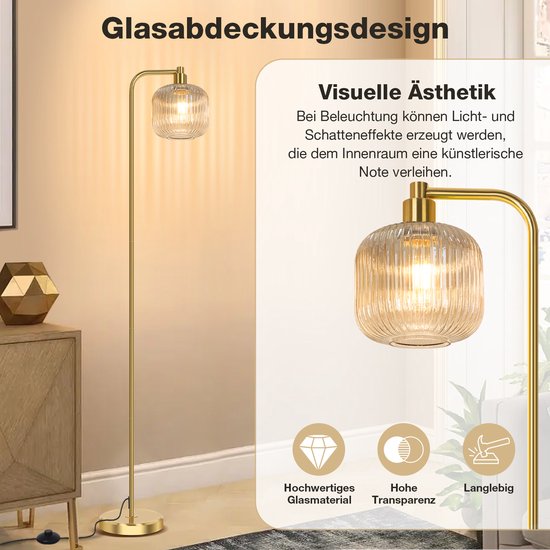 Koop Moderne vloerlamp Up - 2-lichts staande lamp met Linnen kap - Brons - 40/40/170cm - met E27 G9 lichtbron 7W 1076LM - Warm wit licht - Dimbaar - Met draaischakelaar Koop Moderne vloerlamp Up - 2-lichts staande lamp met Linnen kap - Brons - 40/40/170cm - met E27 G9 lichtbron 7W 1076LM - Warm wit licht - Dimbaar - Met draaischakelaar