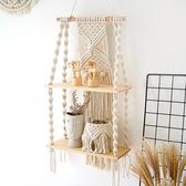 100% Nieuwe, Boheemse Muur Mand Decor - Geweven Unieke Zeegras Rieten Opknoping Decoratieve Manden Rotan Wall Art Mand Voor Opslag Of Cadeau Voor Rustieke