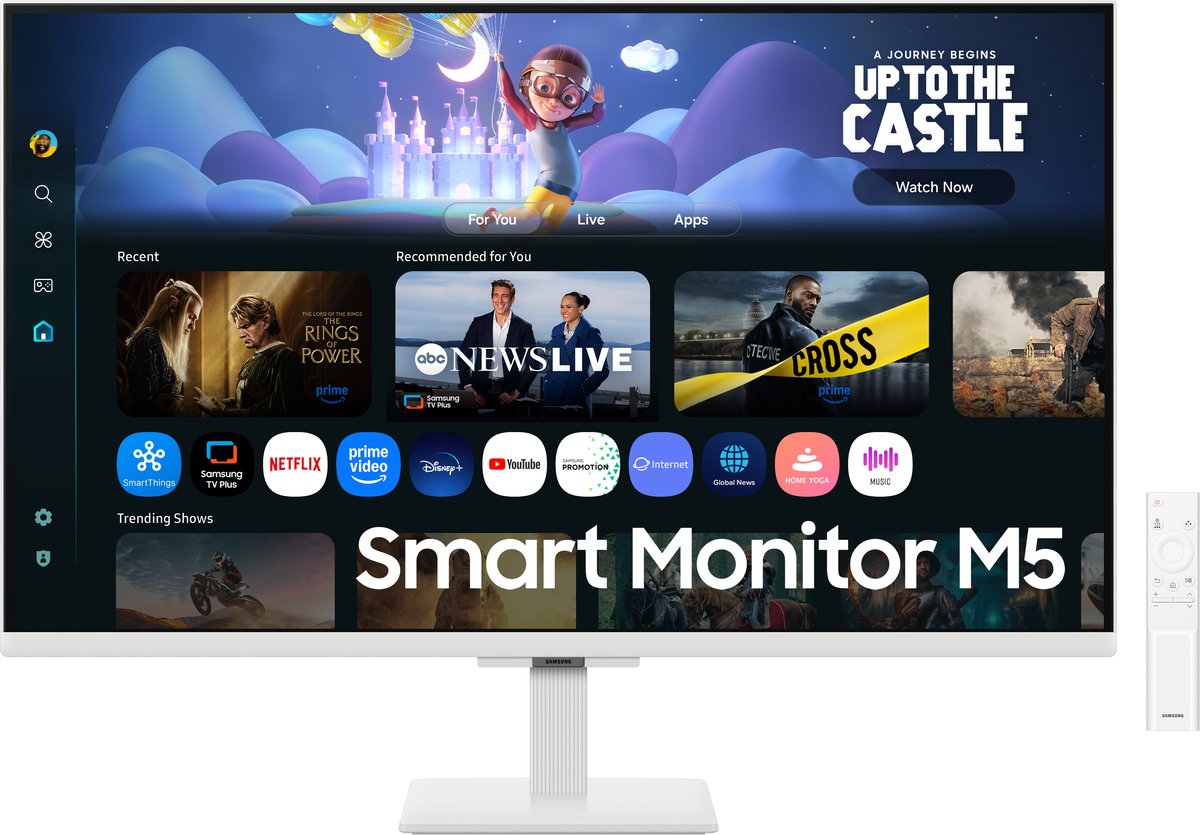Samsung M5 M50F - Full HD Smart Monitor - 32 inch - wit