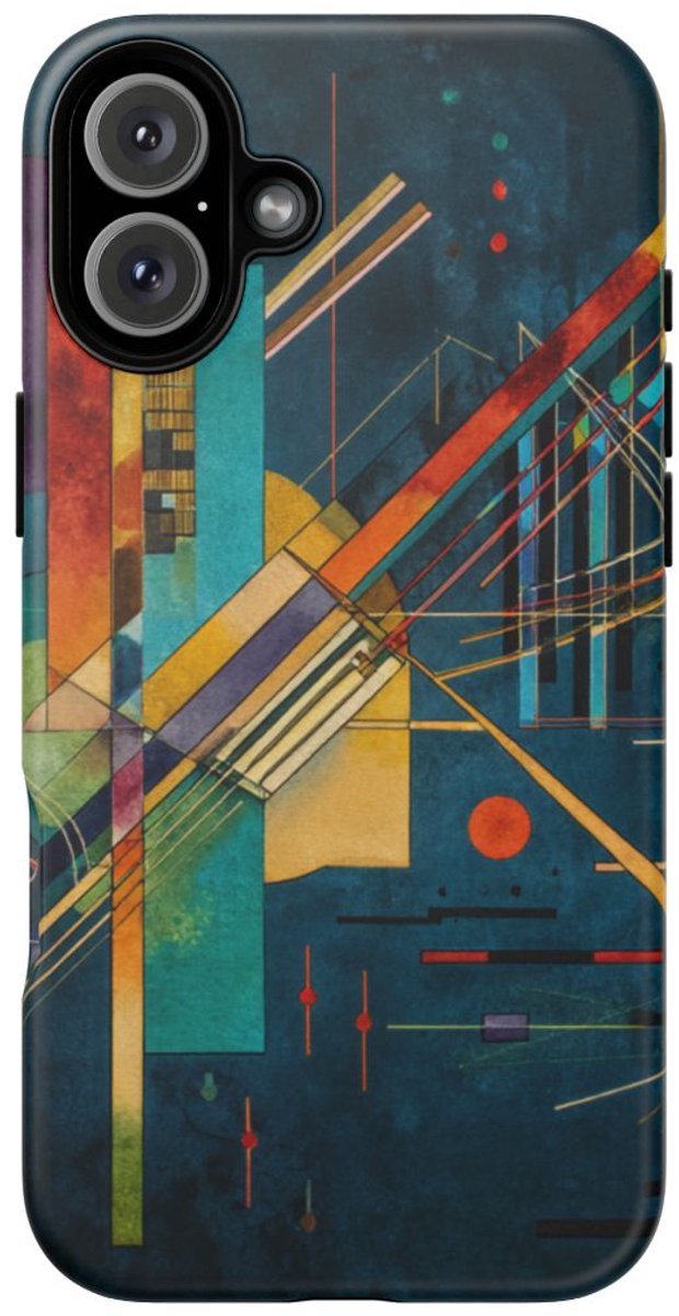 Abstracte Geometrische Kunst – Telefoonhoesje Geschikt voor iPhone 16 Plus