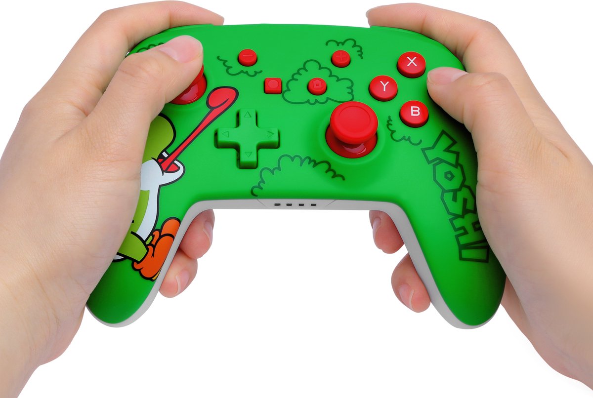 PowerA Draadloze Controller - Nintendo Switch - Hungry Yoshi – foto 6