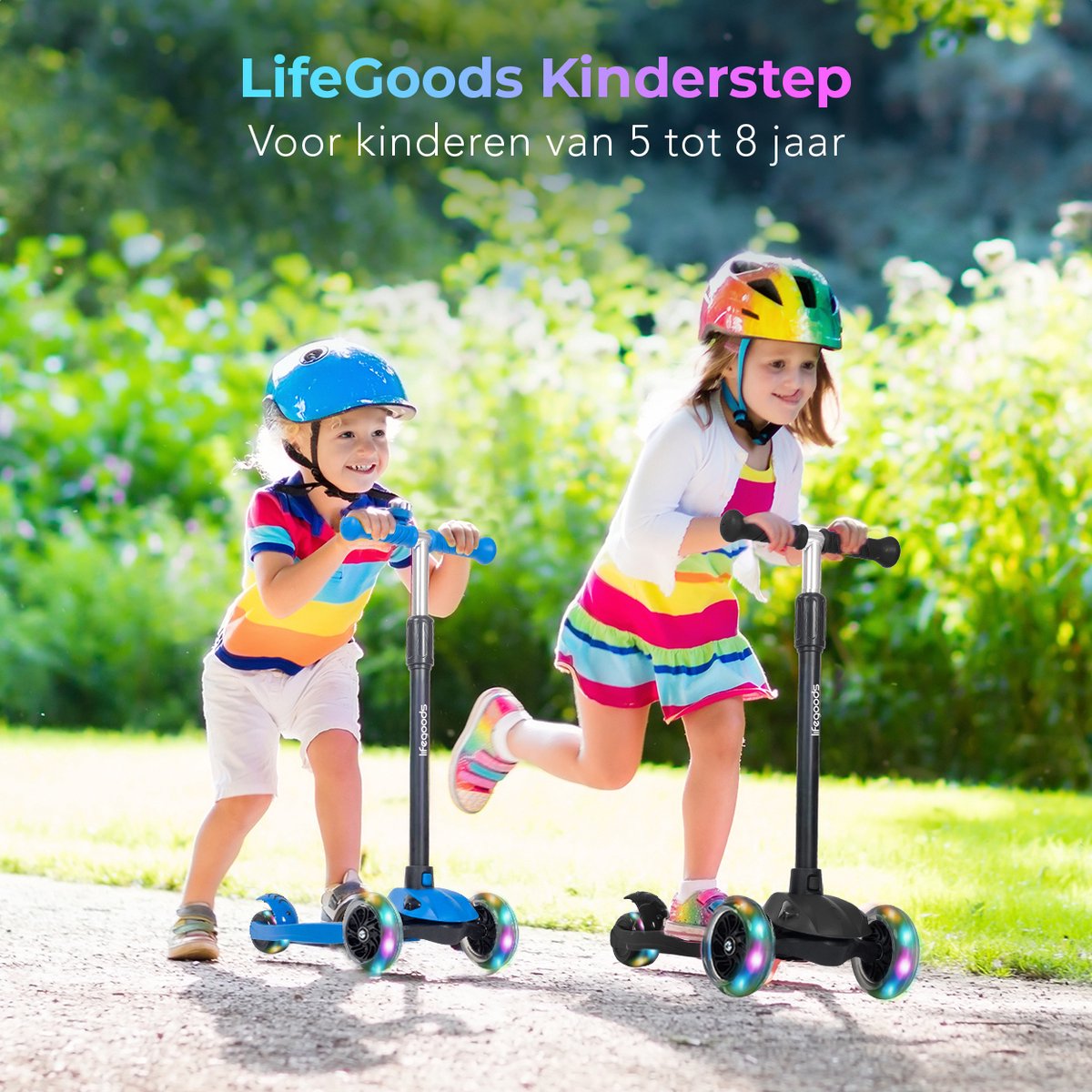 LifeGoods Kinderstep met LED Wielen thumbnail 4