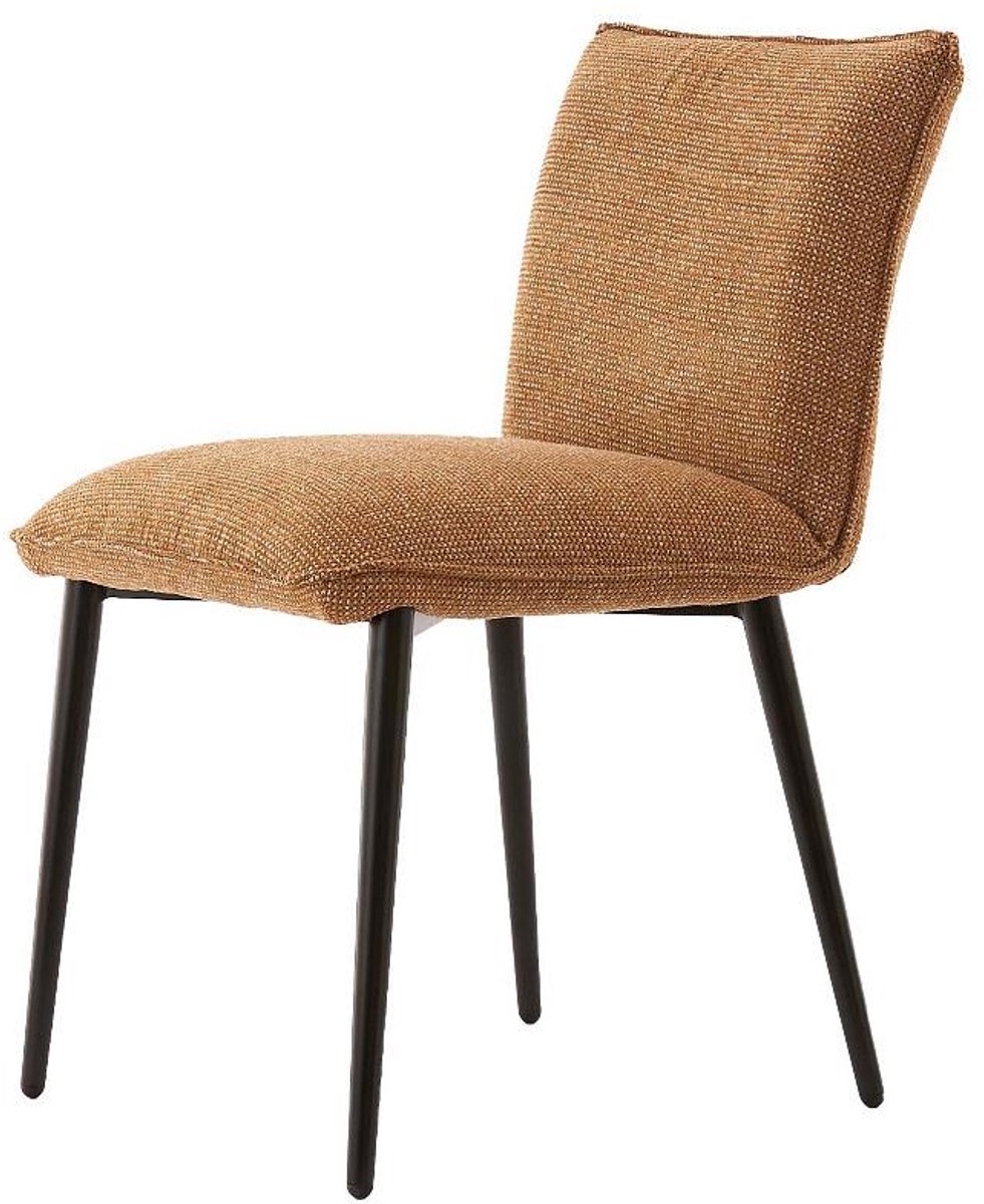 Vadeni eetkamerstoel - oker-crème+zwart