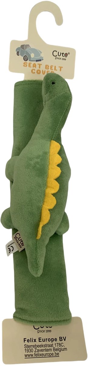 Cute since 1999 - Gordelhoes Bundel - Groene & Oranje Dino Gordelhoes - Gordelbeschermer Kind van Merkloos — afbeelding 4