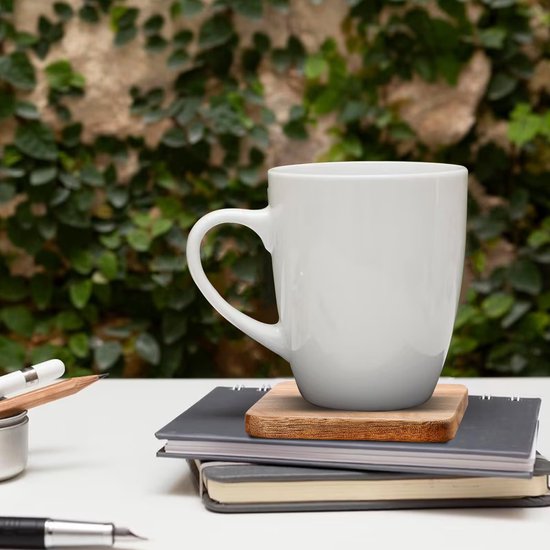 Zifron Wood Store Thee-onderzetters Set van 6 met houten