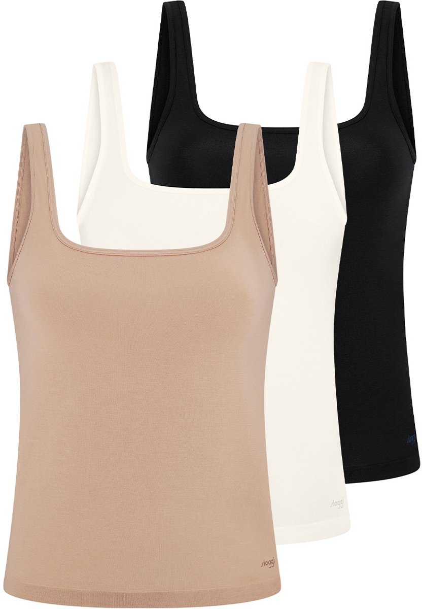 sloggi Dames onderhemd 3 pack GO Sense