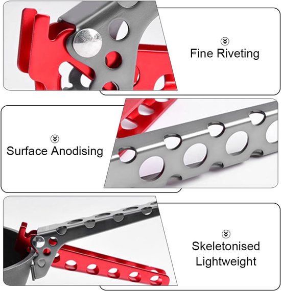 Pot Gripper - Bowl Scald Bakpan Houder - Gripper voor Thuis & Outdoor Camping Kookgerei van Merkloos	 — afbeelding 5