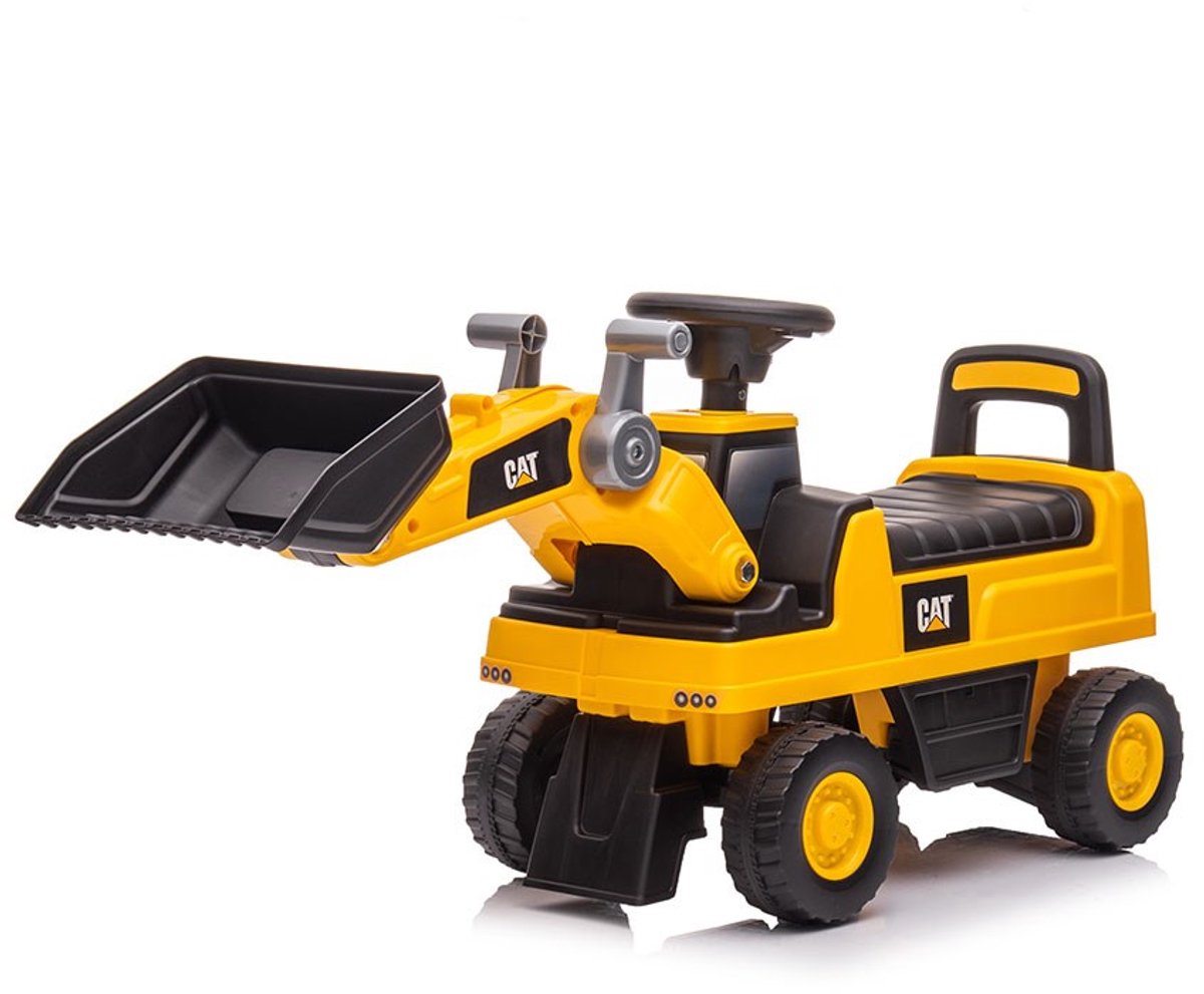 Baby Mix CAT loopauto geel kunststof 54cm - Loopstoel