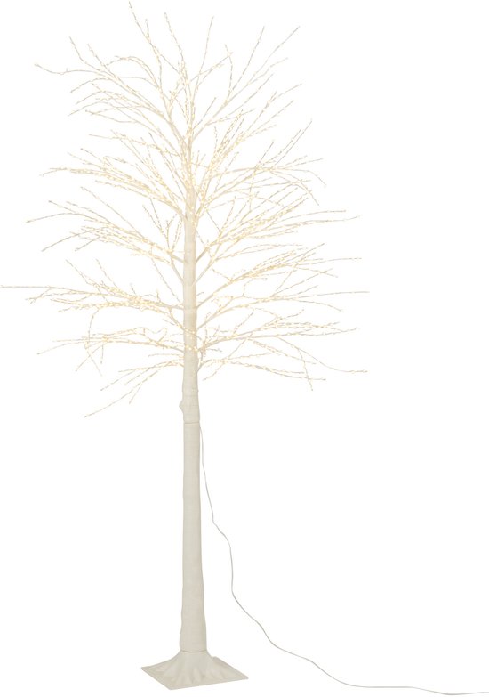 J-Line décoration Arbre 2000 Led - métal - blanc - medium - LED