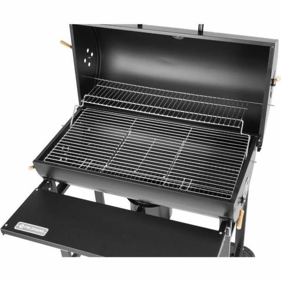 Houtskoolbarbecue met Deksel en Wielen Fieldmann FZG 1007 Zwart van Merkloos — afbeelding 3