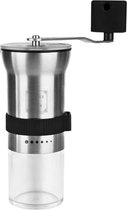 Bol.com House of Husk Koffiemolen - Handmatig - Keramische Maalschijf - 6 Maalgraden - Zilver aanbieding