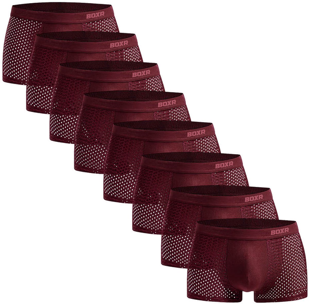 BOXR Boxershort Heren 8 Pack - Bamboe Ondergoed Heren - Duurzaam & Ademend - Zijdezacht - Perfecte Pasvorm - Ondergoed Heren - Onderbroeken Heren - Ideaal voor Dagelijks Gebruik & Sport - Maat XL