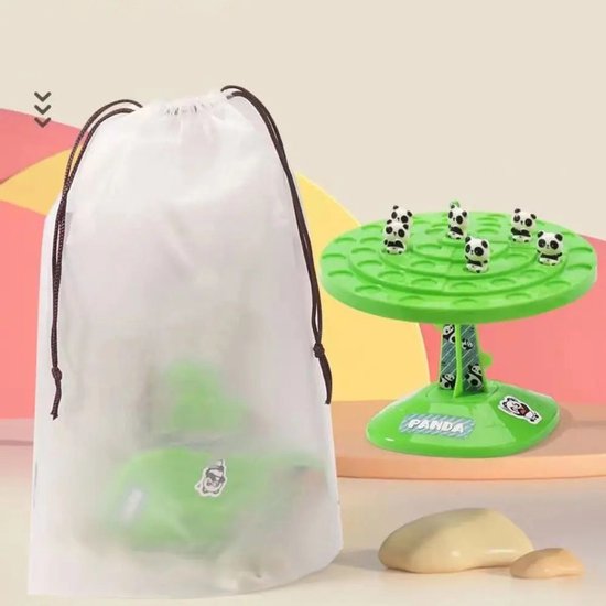 Panda Balance Tree Balansspeelgoed met pandamotief voor concentratie en