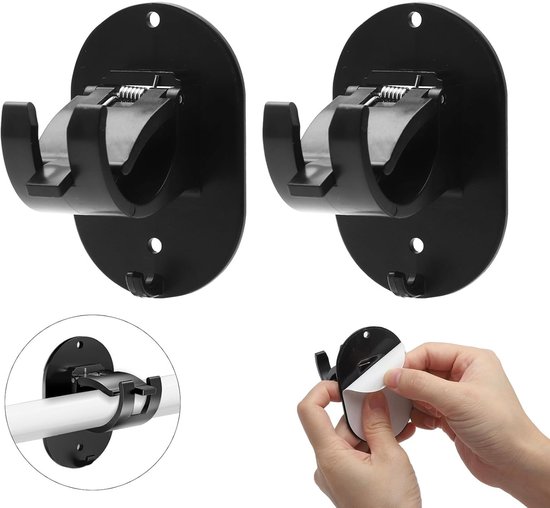 Set van 4 gordijnroeden met een diameter van 25-30 mm - Gordijnroede