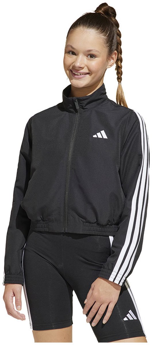 Adidas Essentials Climacool Jas 14-15 Years Meisjes Zwart