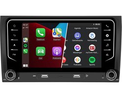 Carplay autoradio voor Audi A4 S4 RS4 | 1999 t/m 2004 | Android 13 | Draadloos Apple Carplay & Android auto | 2GB + 64GB | 4-Core processor | Denago | 2025 model | 1999 2000 2001 2002 2003 2004 | Bluetooth & Wifi