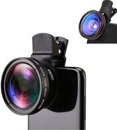 Telefoon Macro Lens, 200X Microscoop met LED Licht CPL, Clip Microscoop Compatibel voor IOS en voor Android Smartphone, Microworld voor Kinderen Volwassenen (Zwart