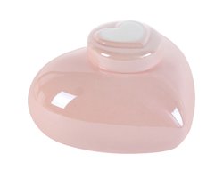 Professionele Begrafenis Urn - 380 ML - Urn - Mini Crematie Urn - As Urn - Voor Huisdieren, Honden, Katten of Menselijk As - Crematie As - Mini Urn - HART