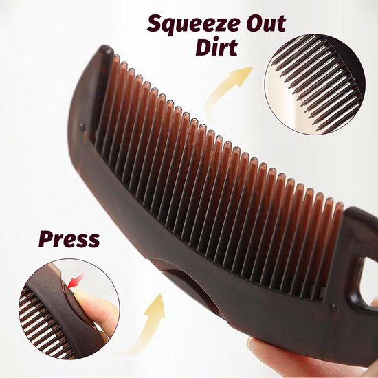 2 Pieces Energy Massage Dandruff Comb - Scalp Detox Comb for Effective Cleansing and Scalp Massage for Men and Women — afbeelding 5
