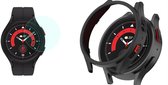 Étui TPU Strap-it (transparent) + protection d'écran - Compatible avec la Forerunner 265S - Coque antichoc - Protection d'écran anti-rayures - Protection intégrale à 360° - Pack