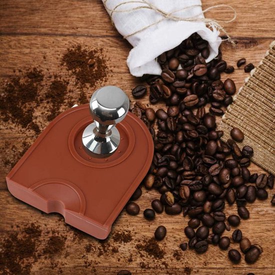 Koffie Tamper Mat | Food-Grade Silicone Espresso Tamping Mat Antislip | Tool Tamp Pad Coffee Tamper Mat, Countertop Heat Protector