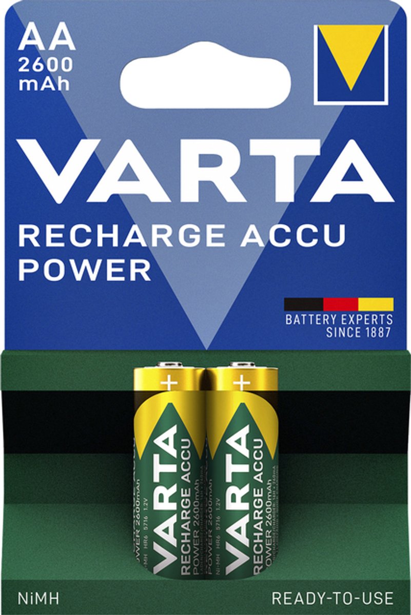 Varta Rechargeable Accu Batterij, oplaadbaar