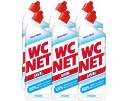 WC NET Toiletreiniger - JAVEL Gel - Instant White - 6 flessen - Voordeelverpakking