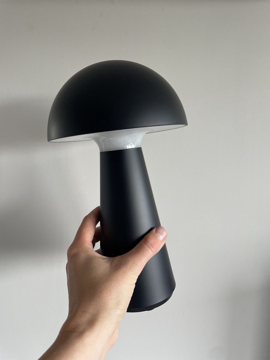Sirius SAM LED tafellamp - zwart - oplaadbaar - binnen/buiten