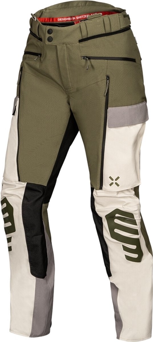 IXS Venture-STX 1.0 Olijfgroen Grijs Textiele Motorbroek - Broek