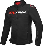 Ixon Fierce Zwart Wit Rood Textiele Motorjas - Maat XXL - Jas