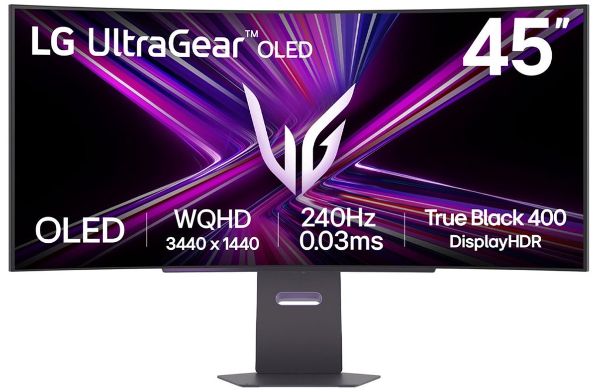 LG UltraGear 45GX900A-B Curved OLED Gaming Monitor 240Hz - - - €1.435,03