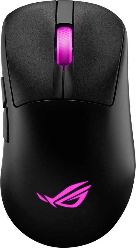 ASUS ROG Keris II Origin BLK muis Gamen Rechtshandig RF Wireless + Bluetooth + USB Type-A Optisch 42000 DPI