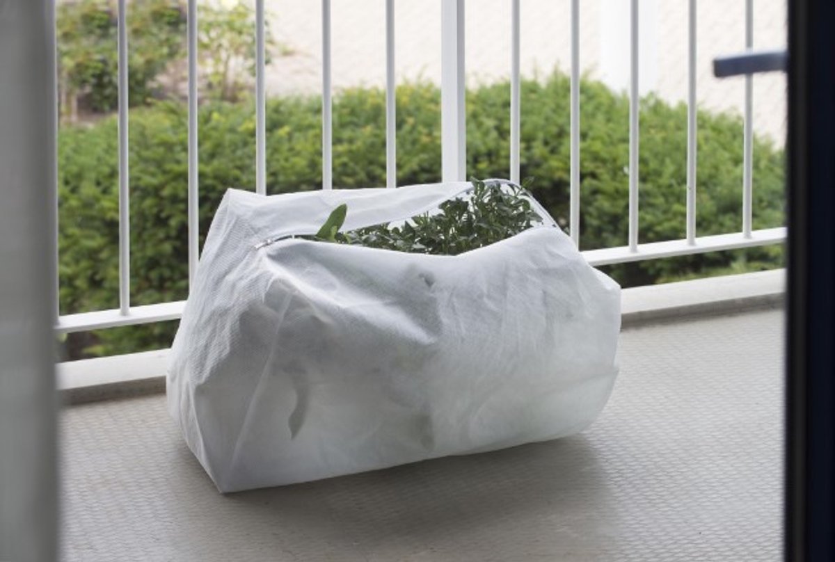 Wovar Beschermhoes Planten met Rits Wit 25 x 85 x 35 cm | Set 3 Stuks