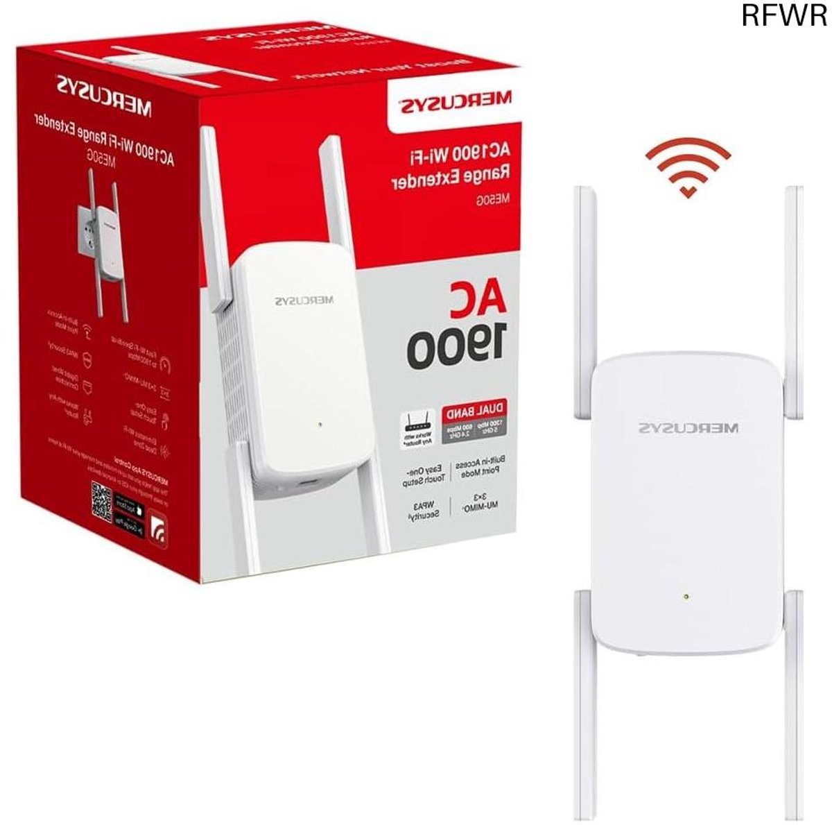 RFWR® Dual-band Wifi-repeater AC1900 Mbps voor verbeterde internetverbinding